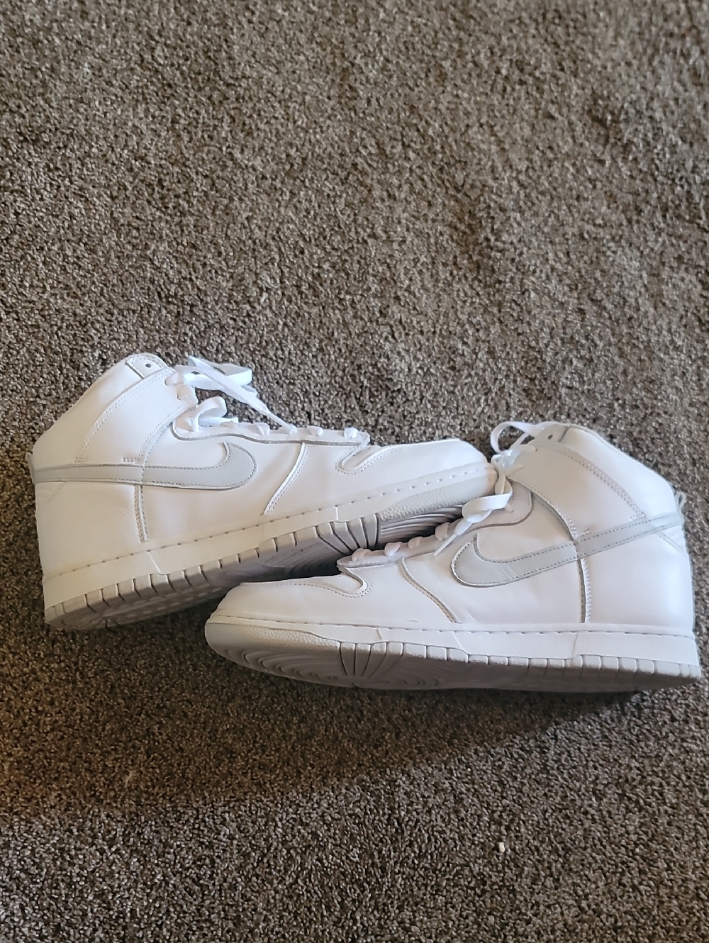 Nike Dunk High Top Pure Platinum